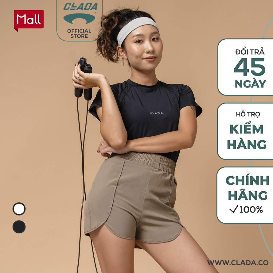 กางเกงวิ่งขาสั้น Matcha Cool Sports ยี่ห้อ CLADA - QS001