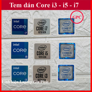 สติ๊กเกอร์ CORE I3 I5 I7 INTEL สติ๊กเกอร์สําหรับคอมพิวเตอร์แ…