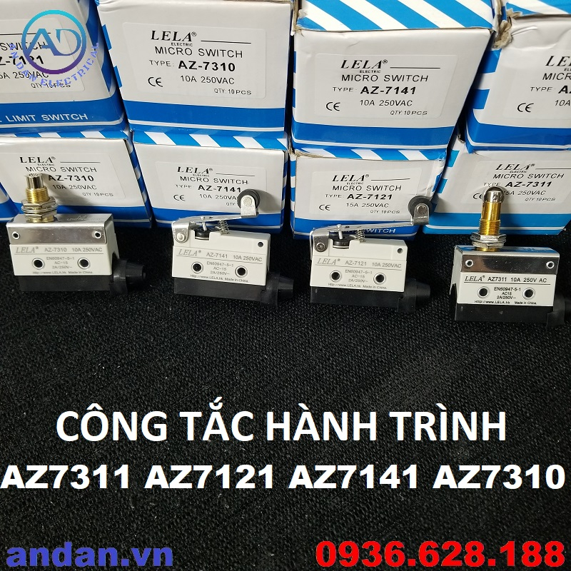 ลิมิตสวิตช์ AZ7311, AZ7121, AZ7141, AZ7310 ความทนทานสูง ความไวสูง AZ-7311, AZ-7121, AZ-7141, AZ-7310