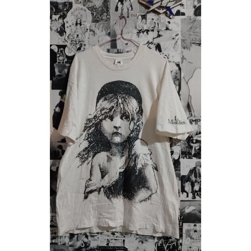 เสื้อเชิ้ต Les Miserables วินเทจ 1986