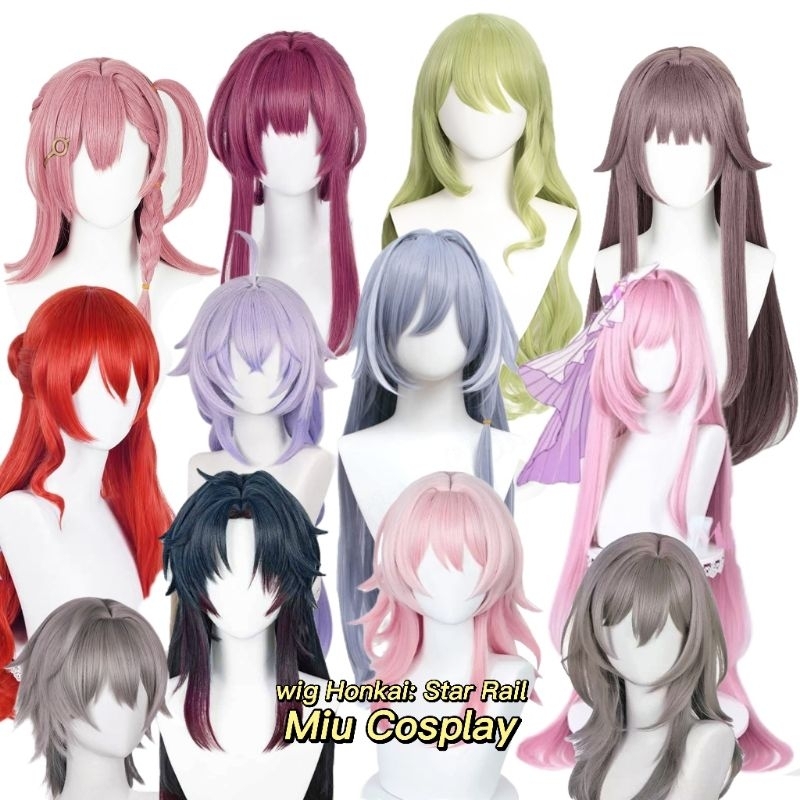 [มีจําหน่าย] วิกผม/วิกผม Bailu/Kafka/Blade/March 7th/Trailblazer/Asta/Selee Honkai: Star Rail [Miu C