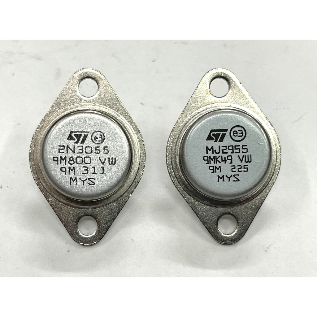 Combo 1 คู่ หอย (2N3055 - MJ2955)