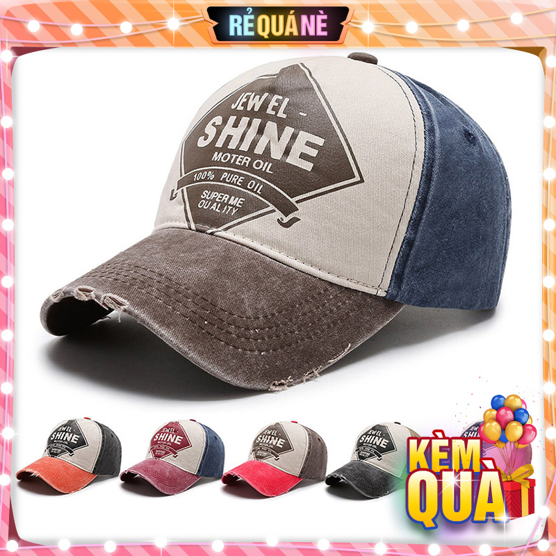 SHINE หมวกกันแดดแฟชั่นสําหรับบุรุษและสตรีขาดมาก RQN2342