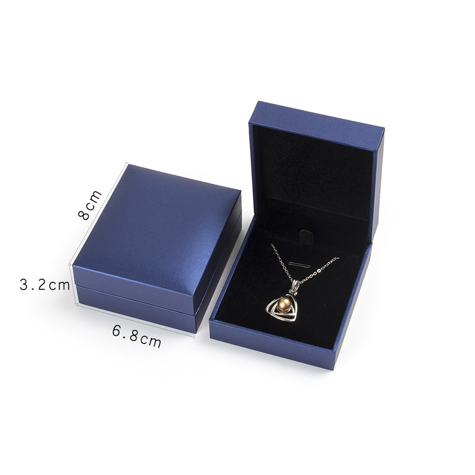 กล่องสร้อยคอคุณภาพสูง สีฟ้า พับแข็งแรงสุดๆ - TNG Jewelry