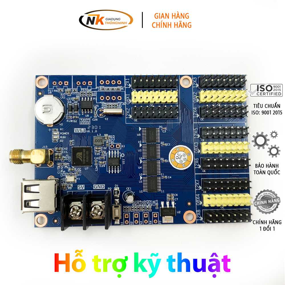 W63 การ์ด LED เมทริกซ์ HD, วงจรควบคุม LED เมทริกซ์ W63 HD, การ์ด wifi W63 HD [หลายชนิด W63, W62, W00