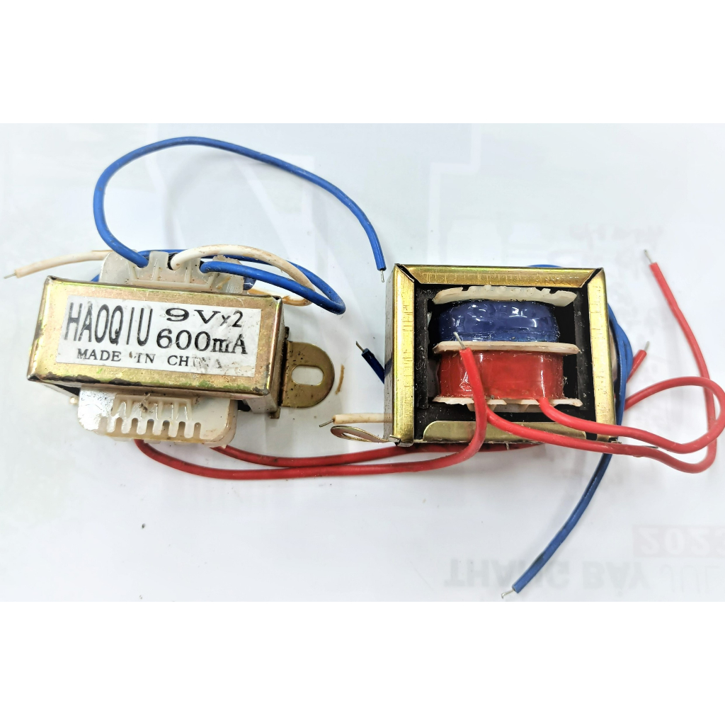 หม้อแปลง 9V x 2 ( 600mA )