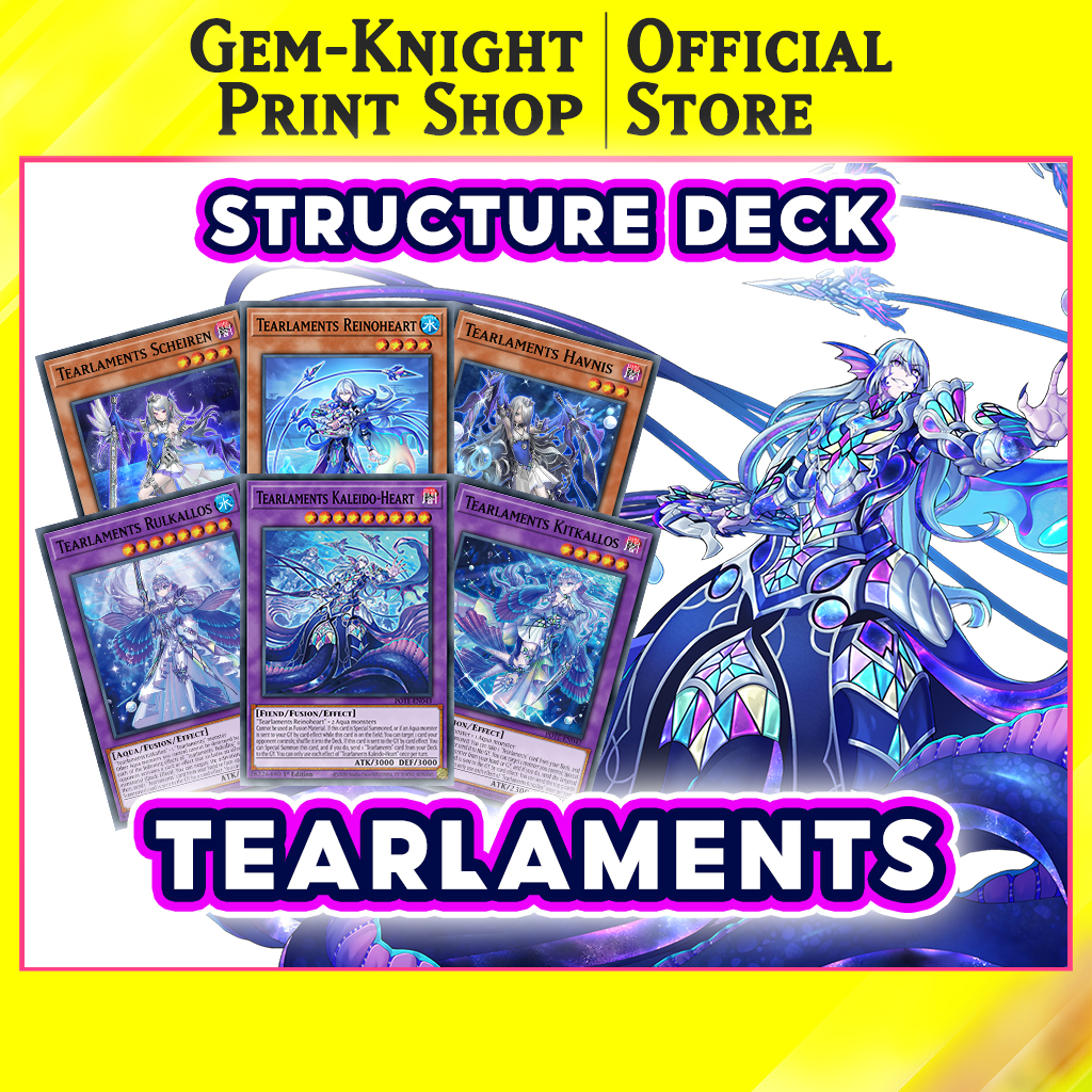 [การ์ดพิมพ์ลาย] Yugioh Deck - Tearlaments - สํารับโครงสร้าง
