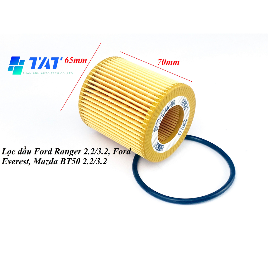 กรองน้ํามันเครื่อง Ranger BT50 (BB3Q-6744-BA)