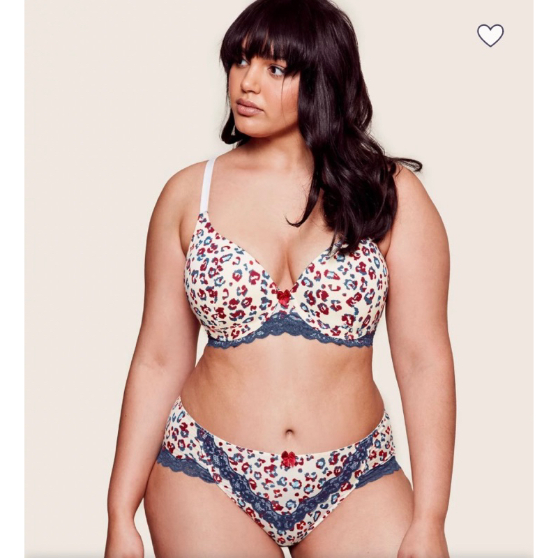 ADORE ME BRA ผลิตใน FRANCE BIGSIZE THIN FOAM WITH FRAME SIZE 38DD (ผลิตในเวียดนาม)