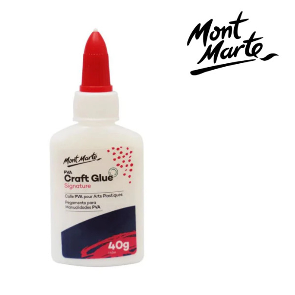 กาวอเนกประสงค์ Mont Marte - PVA Craft Glue Fine Tip 40g