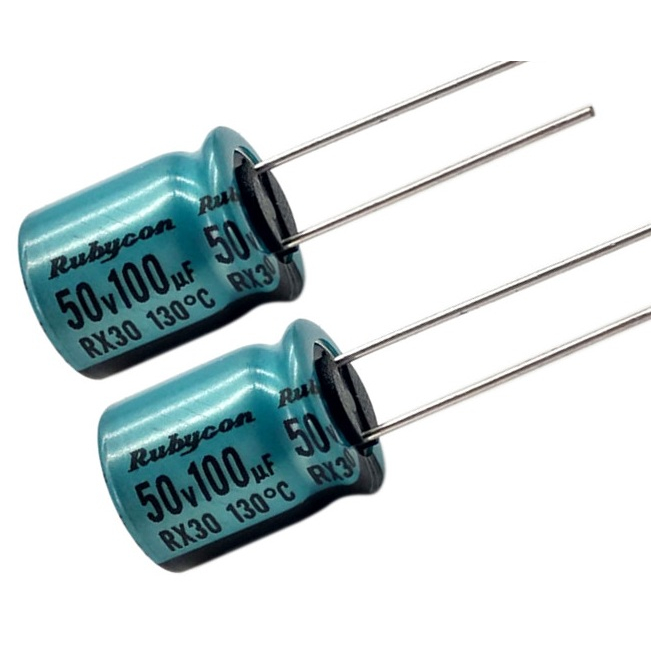 Rubycon Capacitor 100uF 50V - ของแท้