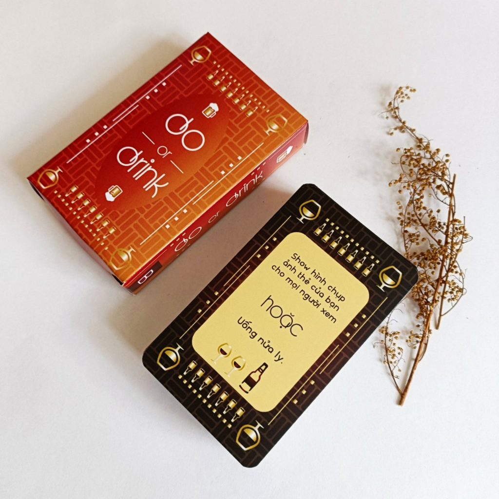 เกมดื่ม DO OR DRINK เกมกระดานการ์ด 50 ใบที่น่าตื่นเต้น