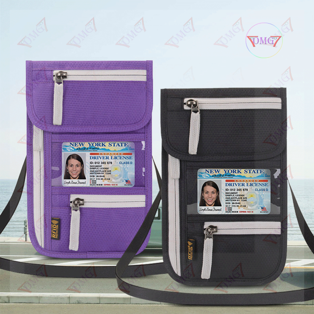กระเป๋าใส่พาสปอร์ตสําหรับเดินทาง, กระเป๋าเอกสารแบบแขวนมัลติฟังก์ชั่น, กระเป๋าพาสปอร์ตกันน้ํา, กระเป๋