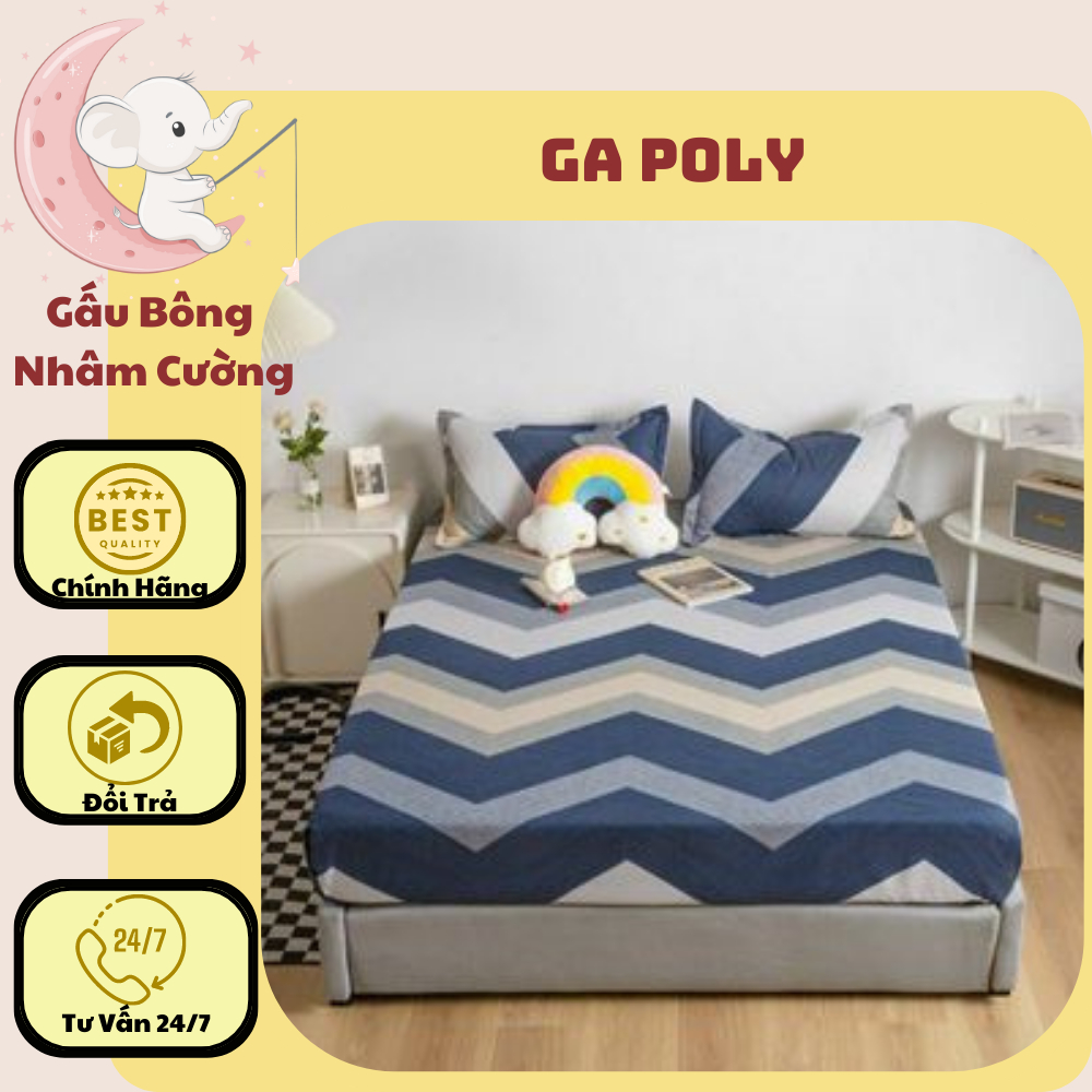ชุดผ้าปูที่นอน M6/ M8 ผ้าปูที่นอน ผ้าปูที่นอน Boly + ปลอกหมอน 2 ชิ้น