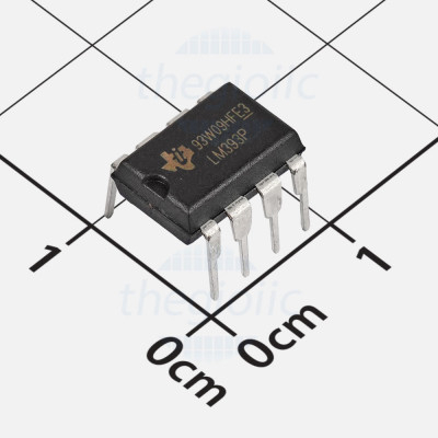 [5 ชิ้น]- LM393P IC Dual Comparator, Open Collector, 8-DIP