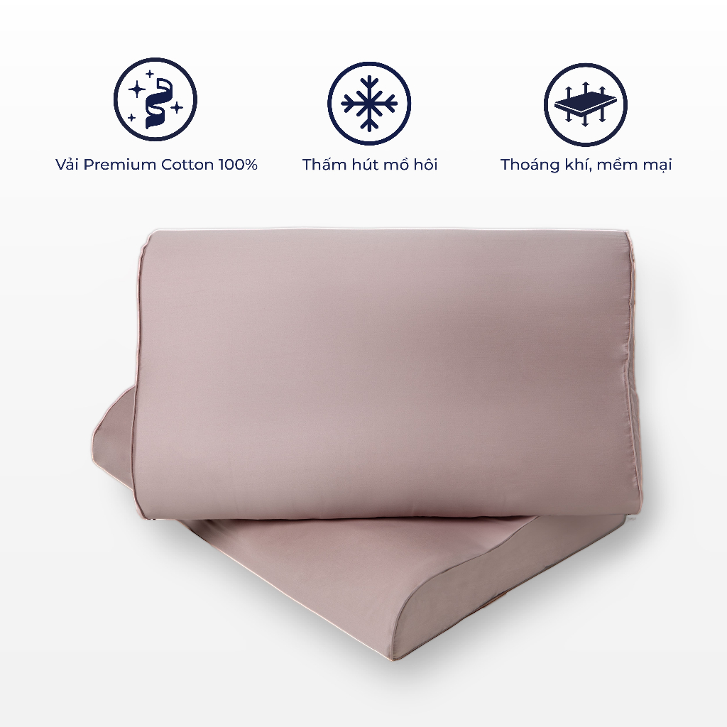 ปลอกหมอนคอนทัวร์ & Convoluted Lien A ผ้าฝ้ายพรีเมี่ยมที่ผ่านการรับรอง OEKO-TEX ปลอดภัยและเบนign สําห