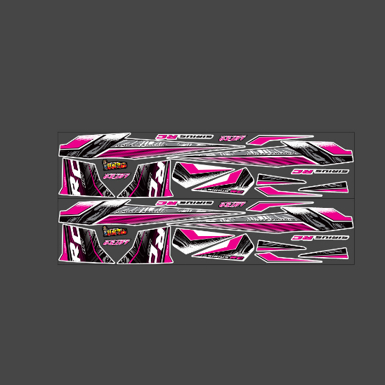 Rc v2 สติ๊กเกอร์ถอดได้ สติ๊กเกอร์ sirius รหัส 210