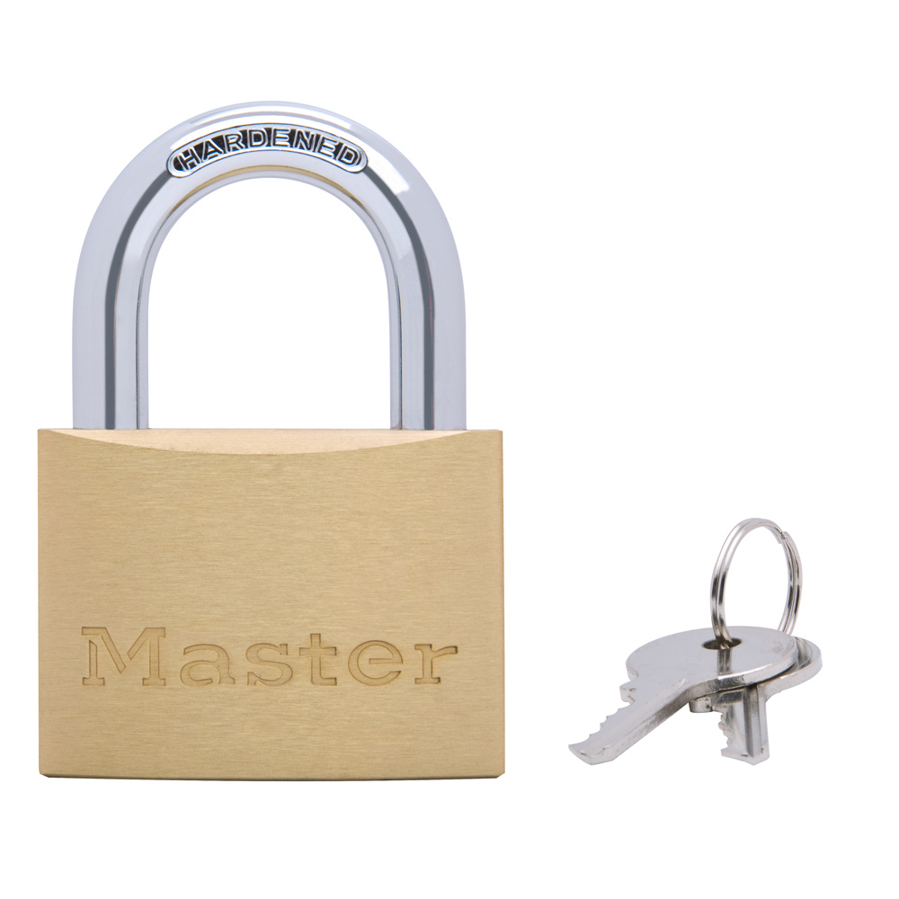[ Hcm Speed ] Master Lock 1904 D Lock ตัวทองเหลือง 60 มม . 2 ปุ ่ มหยัก - MSOFT