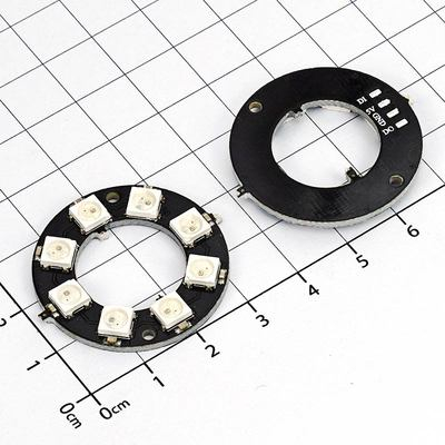 [2 ชิ้น]- วงจรแสดง NEOPixel WS2812 5050 RGB 8 LED 5VDC
