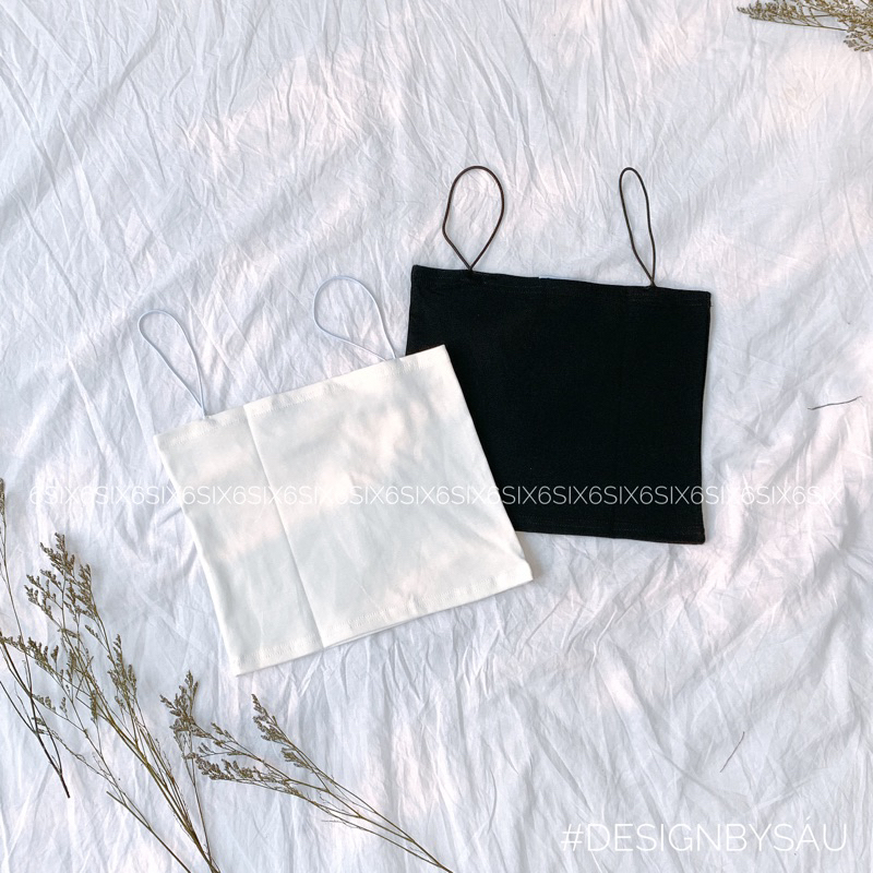 [6SIX Closet] เสื้อเกาะอก/เสื้อเกาะอก 2 สาย