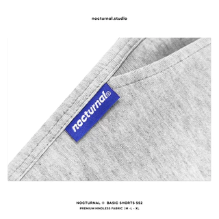 กางเกงขาสั้นพื้นฐาน SS2 NOCTURNAL Unisex แบรนด์ท้องถิ่นสําหรับผู้ชายและผู้หญิงหนาและยืดหยุ่น
