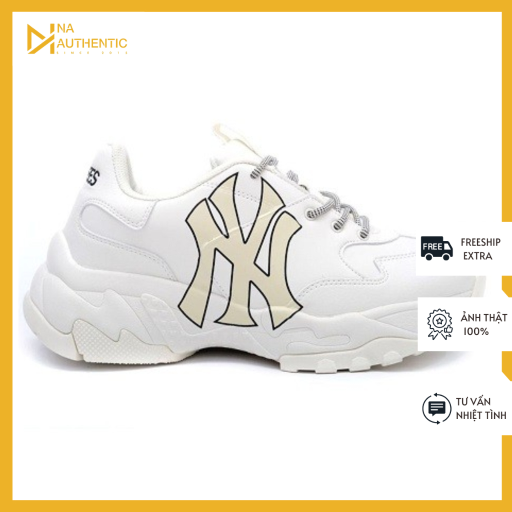 NY WHITE รองเท้า MLB