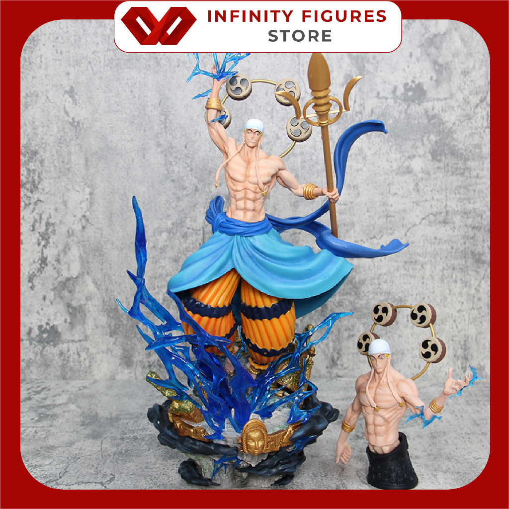 ฟรี LED Enel GK Thunder God Character รุ่น 47 ซม. |อะนิเมะชิ้นเดียวของเล่นตกแต่งเช่นของขวัญ