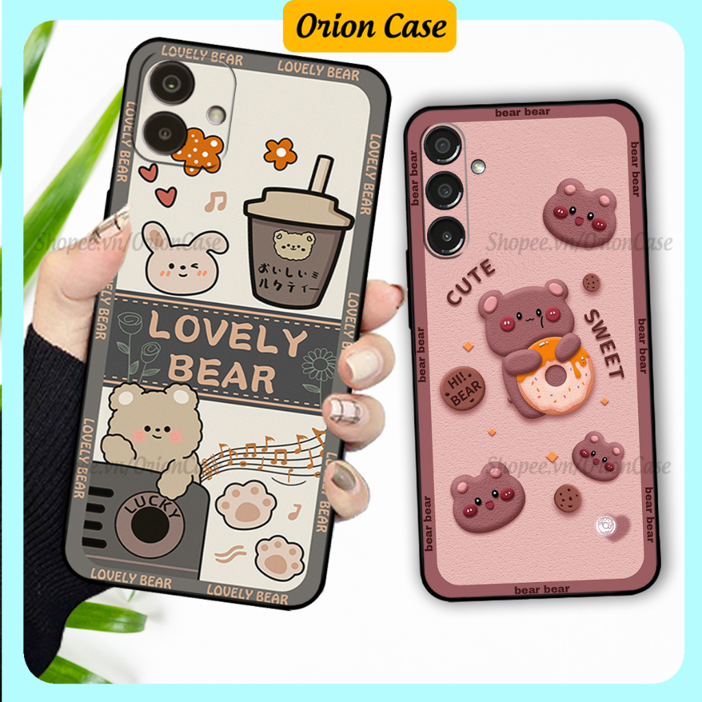 เคส Samsung A04/A04s / Samsung A05\A05s พิมพ์ลายหมีน่ารัก ทนทาน