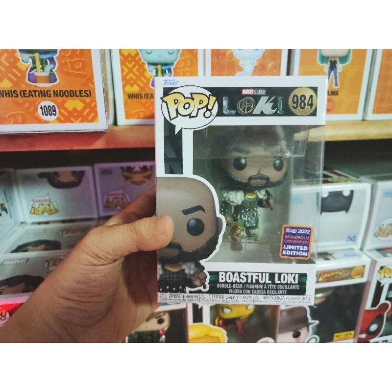 Funko Pop Marvel Boastful Loki ของเล่นโมเดล