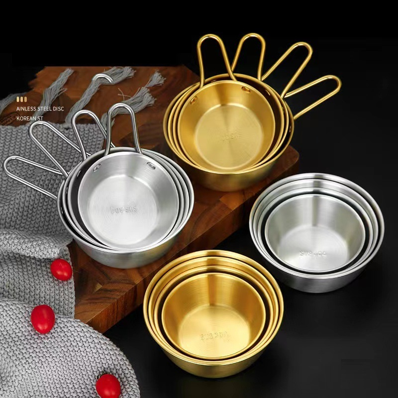 ชามสแตนเลส 304 ชามไวน์สไตล์เกาหลี ชามสแตนเลส