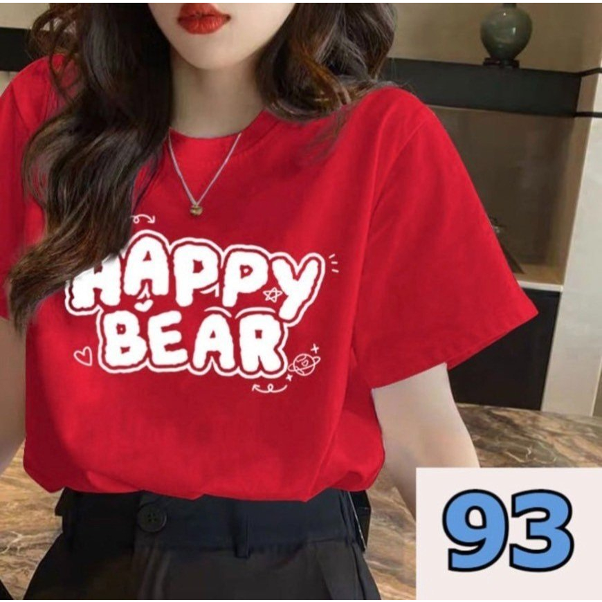 (NEW MODEL) เสื้อยืดพิมพ์ลาย Better HAPPY BEAR