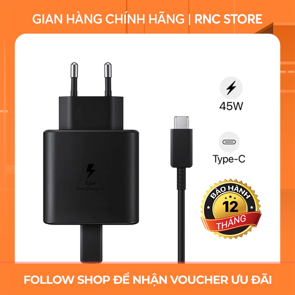 เครื่องชาร์จเร็ว 45W PD (พร้อม+สาย) สําหรับโทรศัพท์ Samsung/OPPO