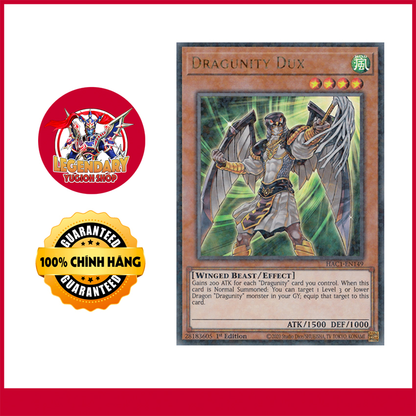 [การ์ด Yugioh ดั้งเดิม] Dragunity Dux