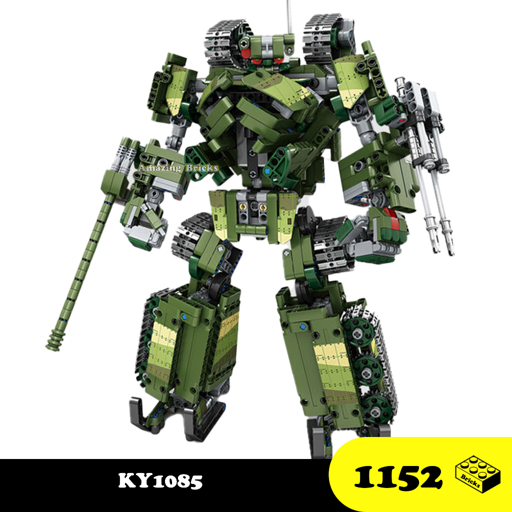 ของเล่นประกอบ Transforming Robot Battle Tank 99a, Smart Puzzle, Kazi KY1085 Robot Model