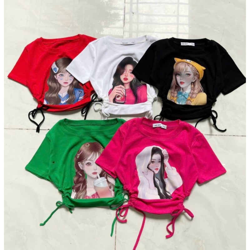 เสื้อยืดพิมพ์ลาย BEAUTIFUL NOODLES alohashop91