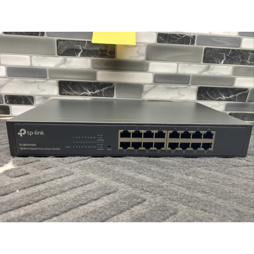สวิตช์ TP-Link TL-SG1016DE (Gigabit (1000Mbps)/ 16 พอร์ต/ สวิตช์อัจฉริยะ/ เคสเหล็ก)