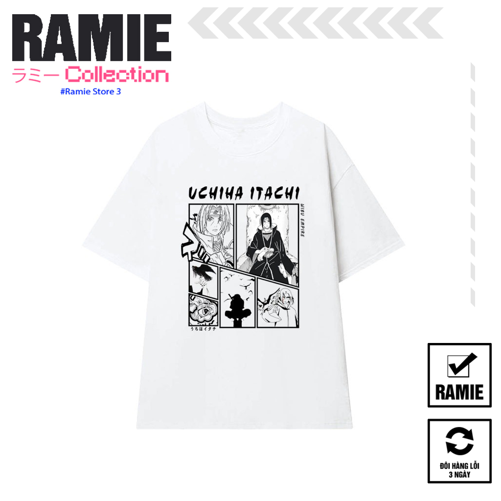 HOT Uchiha Itachi Manga Loose T-Shirt _ Anime Naruto - เสื้อยืด Unisex | รามีสโตร์3