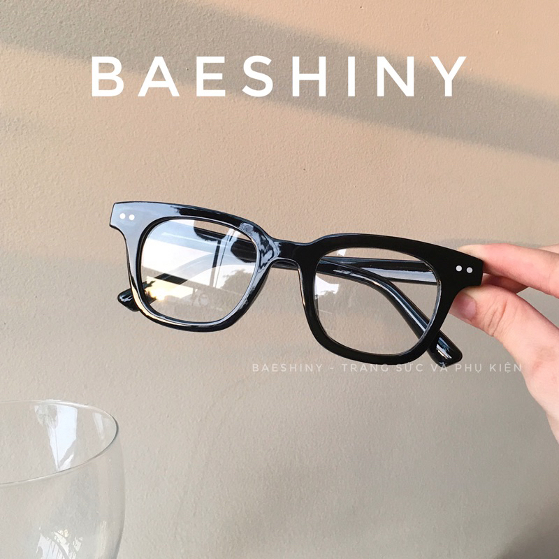 HOTTREND แฟชั่น V-SHAPED แก้วขนาดเล็ก SQUARE FORM REAL PHOTOS SHOP BAESHINY MK01