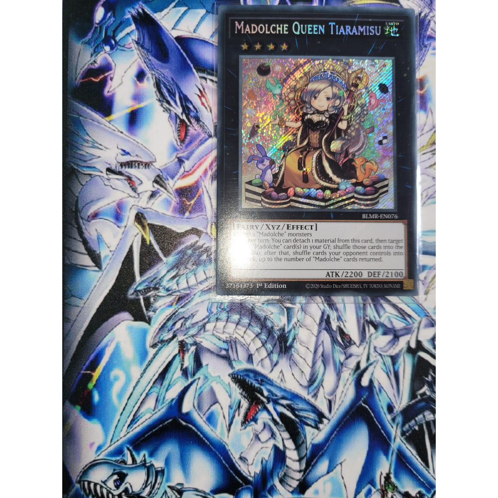 การ์ด Yugioh - TCG (UK) - Madolche Queen Tiaramisu / BLMR-EN076