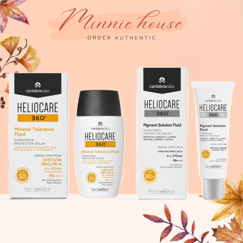 Heliocare Pigment / Mineral / Water gel Age Active Fluid Sunscreen