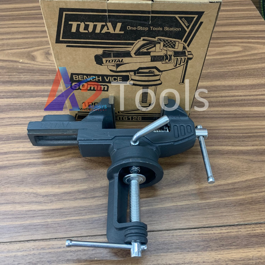 60 มม. แคลมป์หมุนตาราง Total THT6126