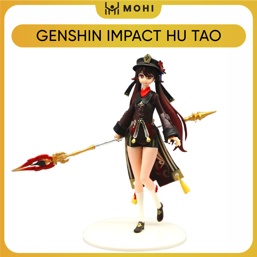 [พร้อมกล่อง] - การต่อสู้ที่สวยงามมาก Genshin Impact Hu Tao Model - สูง 18 ซม. - น้ําหนัก 180 กรัม - 