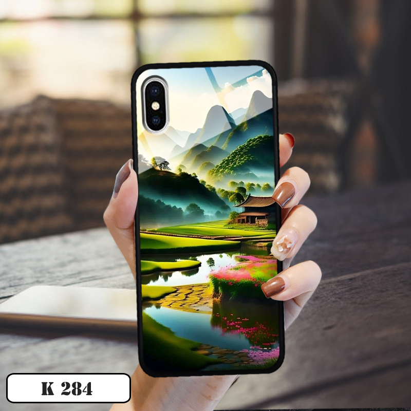 เคสโทรศัพท์ภูมิทัศน์ 3D Country สําหรับ Iphone X/XS/XS MAX