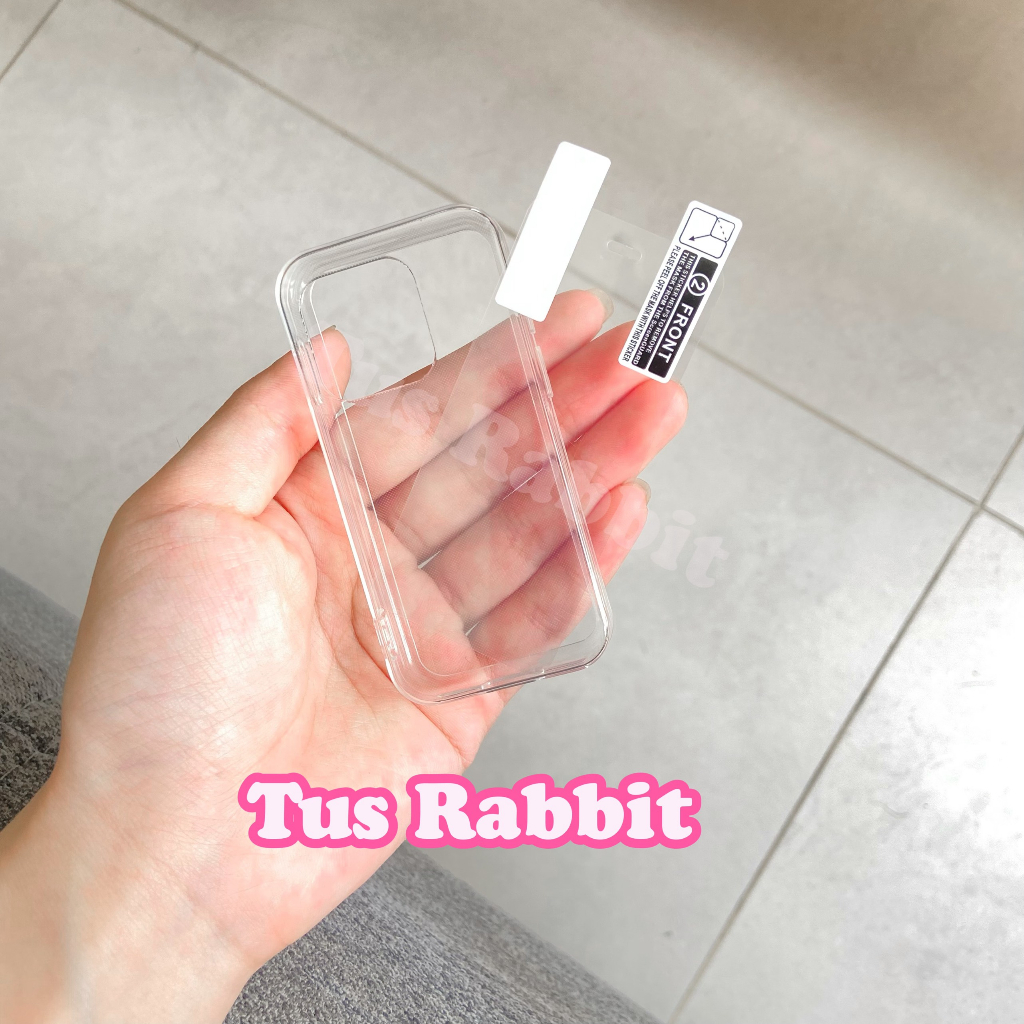 Mini Phone 17 Pro Max Mini เคสโทรศัพท์ TPU โปร่งใส