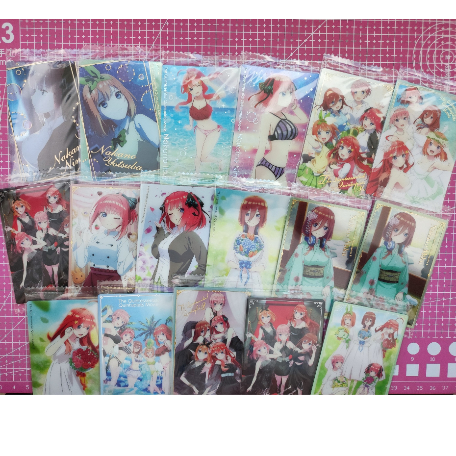 [GS Funny SHOP] การ์ดเวเฟอร์/โลหะ 5 เจ้าสาว