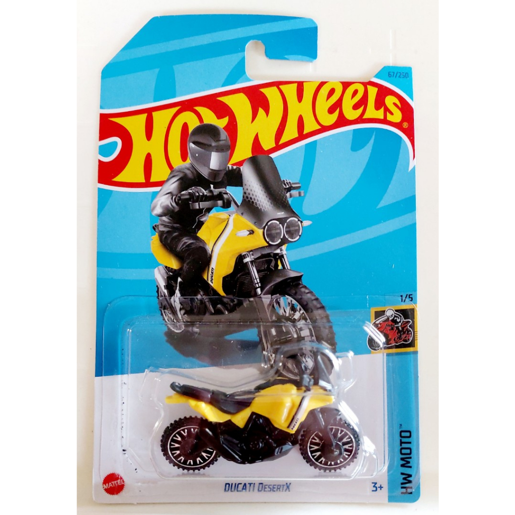 Hot Wheels 1/64 Hot Wheels Ducati DesertX Yellow (ใหม่)