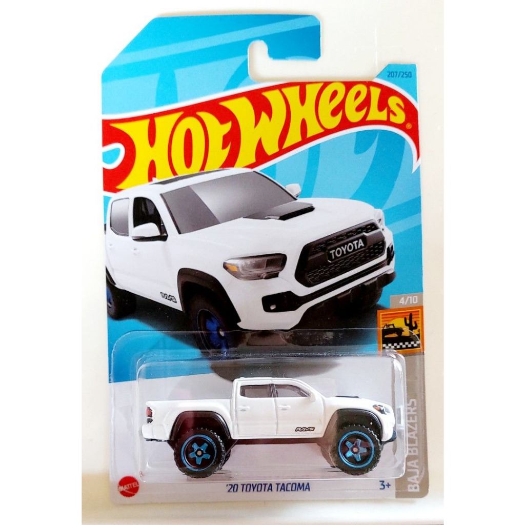 Hot Wheels 1/64 Hot Wheels 20 Toyota Tacoma White (ใหม่)