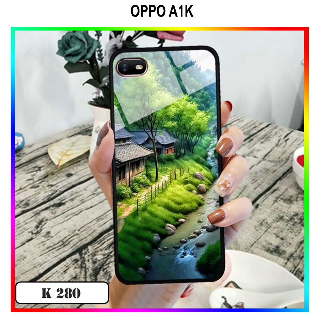 เคสโทรศัพท์ 3D ภูมิทัศน์ในชนบท OPPO A1K