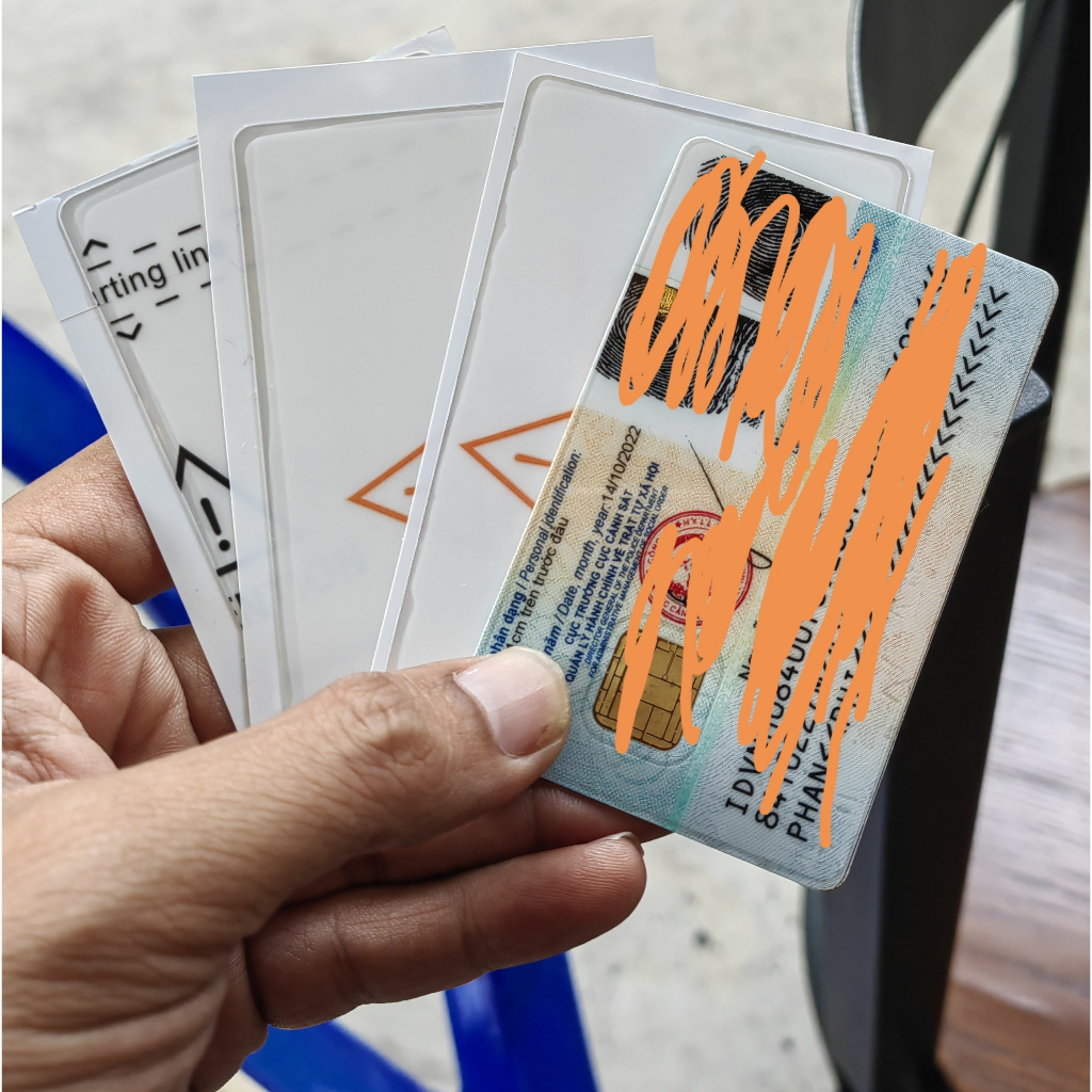 สติ๊กเกอร์ Ccd และการ์ด ATM โปร่งแสงทั้งสองด้าน