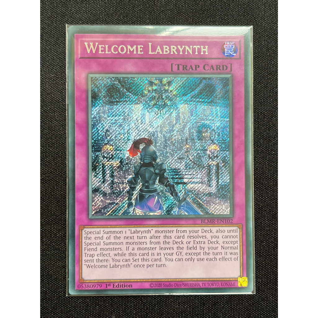 YMS - [การ์ด Yugioh] - [TCG] - [BLMR-EN102] Welcome Labrynth - Secret Rare